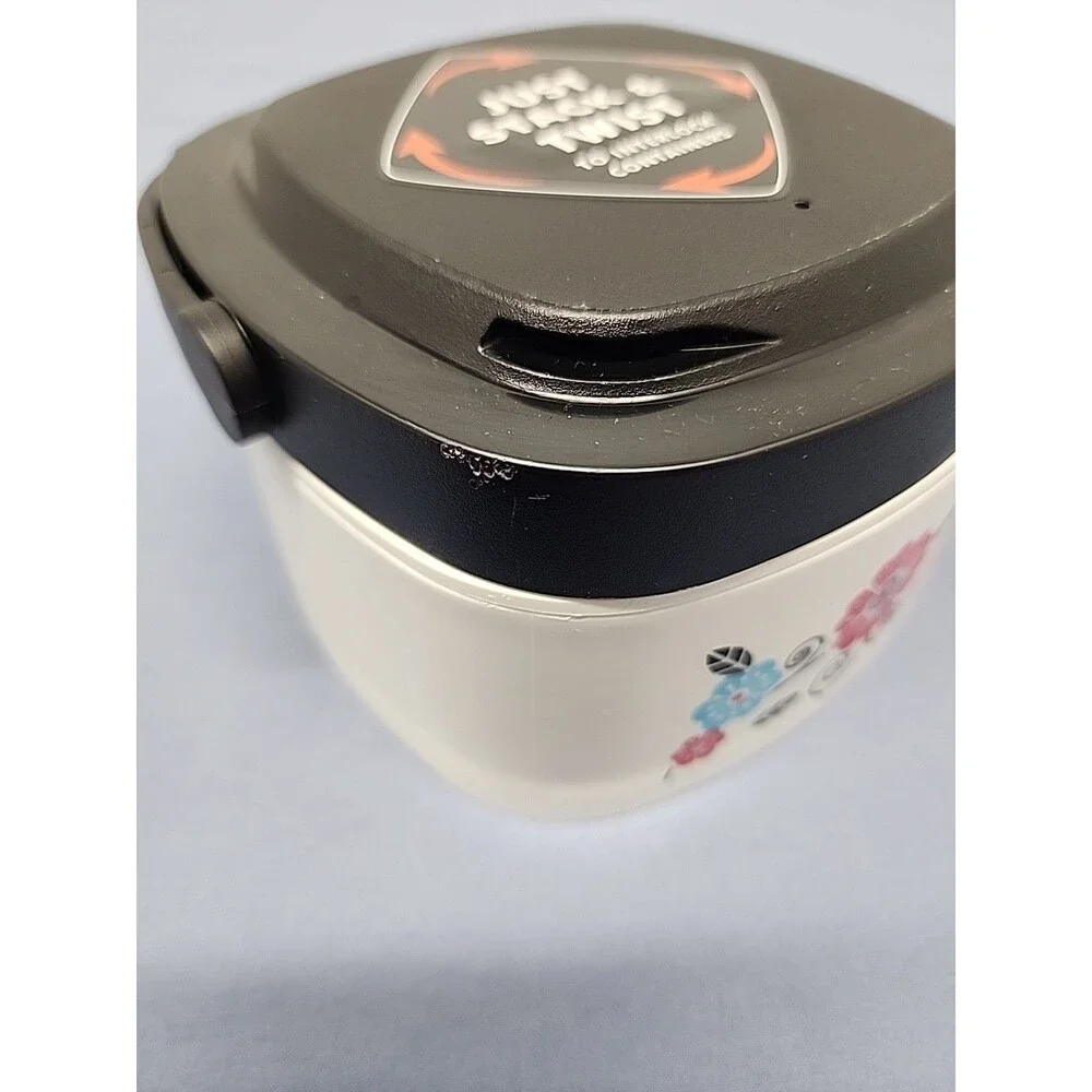 Foogo By Thermos 12 Oz. Stackable Bento Containers Set Of 2 In Poppy Patch 2012